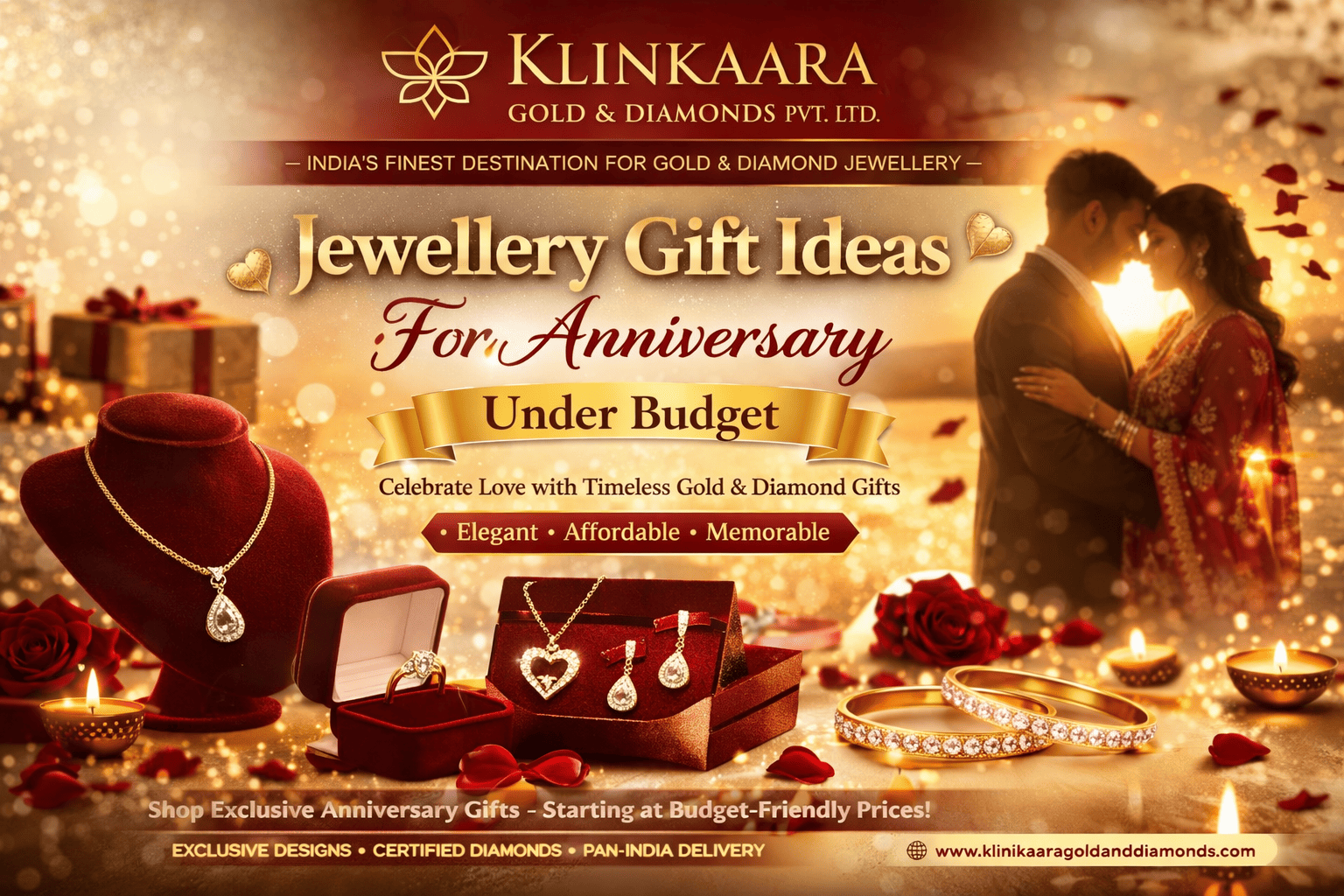 Jewellery Gift Ideas For Anniversary Under Budget
