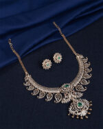 Emerald Leaf Elegance Necklace