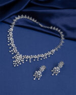 Crystal Blossom Vine Necklace