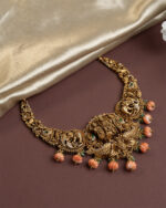 Elephant Motif Antique Necklace